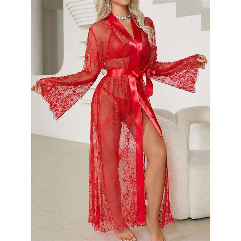 Sheer Satin Nightshirt Long Sleeve Shop Our Long Sheer Nightgowns