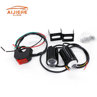Mini projecteur universel 12V pour voiture, moto, moto tout-terrain, scooter - projecteur auxiliaire 12V, feu antibrouillard, mini projecteur LED