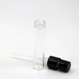 클래식 디자인 향수 분무기 여행 1.8ml 2.5ml 투명 유리 스프레이 시험 병 향수 샘플 병 향수 테스트 바이알