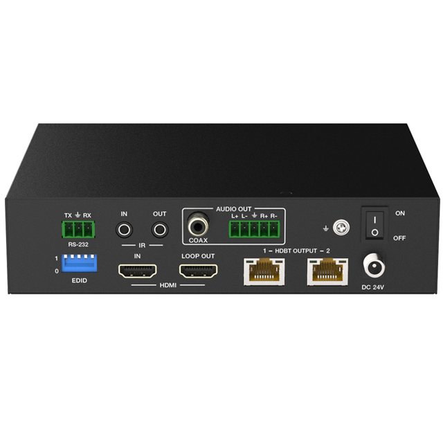 18Gbps HDMI 1x2  HDBaseT Splitter Hdbaset hdmi Extender 4k60 Cat6 Hdcp 2.2