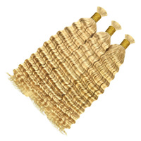 Extensions de cheveux humains bouclés à ondulations profondes BEISHIN, double trame, cheveux vierges indiens Remy, pour tresses bohèmes, 100% cheveux humains, 105g