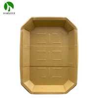 Série de barquettes Harvest-SY 3.5CB, biodégradables, micro-ondables, recyclables, jetables, pliables, en papier kraft, pour usage alimentaire