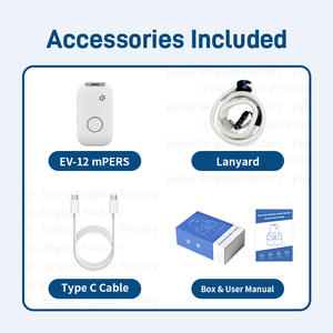 Alarme de pendentif de télésanté pour personnes âgées atteintes de la maladie d'Alzheimer, alerte de chute SOS, collier de sécurité, système de réponse d'urgence personnel mobile avec suivi GPS 4G - Product Image 6