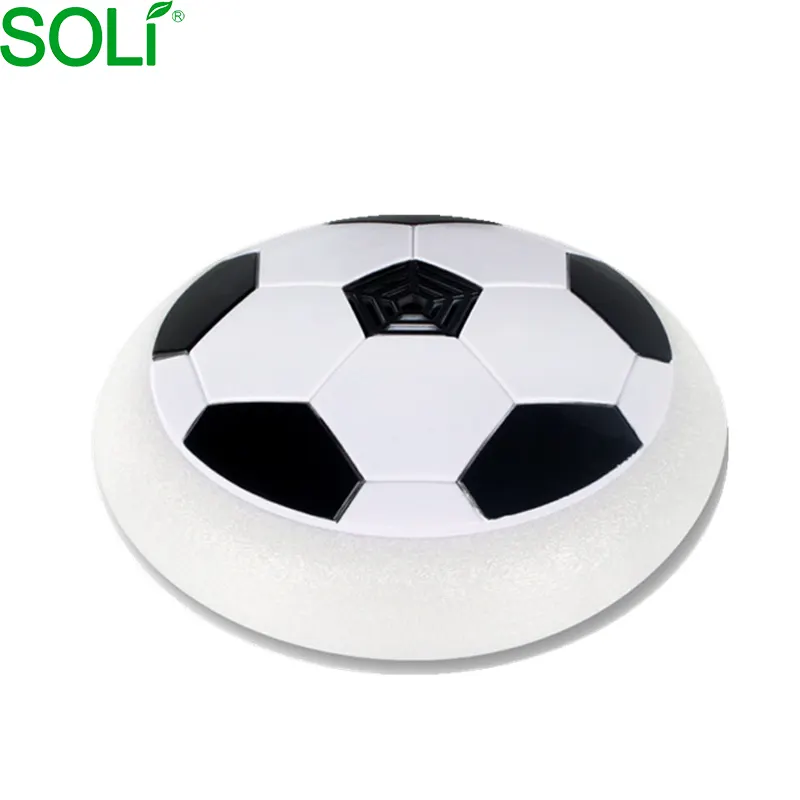 Pavio do ar interno para futebol, com luz led flash, colorido, disco de arranque, bola de futebol