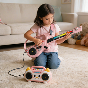 <span class=keywords><strong>Guitare</strong></span> intelligente multifonctionnelle sans cordes, directement de l'usine, pour enfants, vente d'instruments de musique sur le marché français - Product Image 3