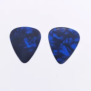 Pearl dark blue Electric Guitar Pick Acoustic Music Picks Plectrum Guitar Accessory 0.46mm