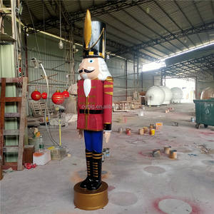 Nouveau <span class=keywords><strong>Casse</strong></span>-<span class=keywords><strong>Noisette</strong></span> de Noël en Fibre de Verre de Grande Taille 240 <span class=keywords><strong>cm</strong></span>, Soldat de Jouet Décoration - Product Image 3