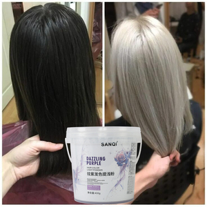 Polvere Decolorante Professionale Italiana SANQI per <span class=keywords><strong>Capelli</strong></span>, 9-10 Livelli, Forte e Rapida, Colore Viola Brillante - Product Image 6