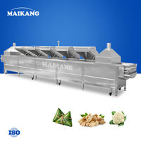 Nueva Llegada: Máquina de Vaporización de Túnel para Pasteles de Arroz, Máquina de Cocción de Pasta y Dátiles, Equipo de Escaldado de Vegetales y Frutas para Plantas