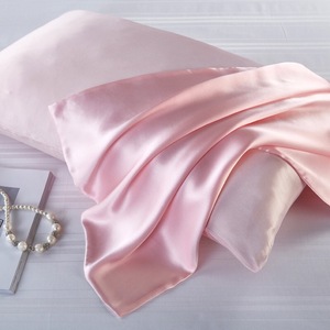 Taie d'oreiller en soie de mûrier rectangulaire <span class=keywords><strong>Gommi</strong></span>, respirante, confortable, couleur unie, personnalisable, imprimée réactive, literie - Product Image 2