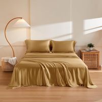 Vente en gros d'usine, draps plats 100% soie de mûrier 6A, taille King, utilisation hôtelière, respirant, certifié OEKO-TEX, toutes saisons