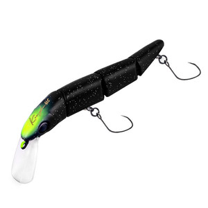 Señuelo artificial King Lure de hundimiento lento, cuatro secciones, tipo Minnow, 75 mm, 4.3 g, para pesca de trucha en arroyo. - Product Image 1