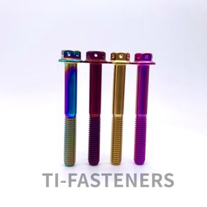 TC4 titane forgé ti tête torx à bride Race Spec boulons en titane M10 vis de moto boulons de protection - Product Image 6