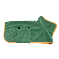 Peignoir pour animaux de compagnie à séchage rapide et super absorbant pour chiens de petite et moyenne taille - Serviette de bain et de natation pour sécher le pelage, chaude et confortable