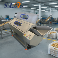 Wortelgewas-was- en schilmachine voor aardappelen en yams