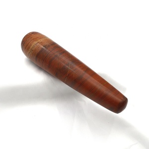 عصا تدليك من الكوارتز الطبيعي، عصا تدليك من حجر اليشب الأحمر، حجر كريستال كبير للشفاء، عصا تدليك يوني كهدية للنساء - Product Image 4