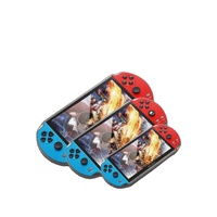 YLW Nuevo Reproductor de Videojuegos Portátil para Niños, Consola de Juegos Retro MP5 de 7 Pulgadas y 16 GB con 10000 Juegos X12 Plus