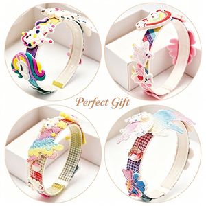 Kit créatif d'accessoires pour cheveux DIY, bandeaux, épingles, nœuds, étoiles, cœurs, fleurs, boîte cadeau pour anniversaire et Noël pour enfants - Product Image 3
