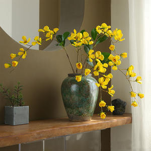 Vente chaude Fleur De Soie De Vigne Artificielle Plusieurs Couleurs pour La Décoration De Mariage Jardin Extérieur - Product Image 2