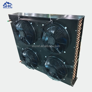 Condenseur refroidi par air Unité de condensation 10HP Condenseur évaporatif Échangeur de chaleur à 4 ventilateurs - Product Image 5