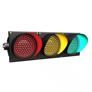 Feux de signalisation routière LED rouge, jaune et vert de 400 mm à haute luminosité, en plastique, best-seller en usine - Product Image 5