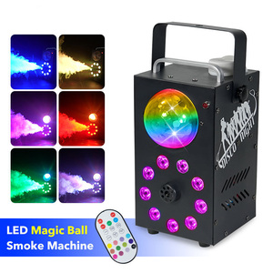 Máquina de Humo LED MINSENFX Magic Ball, 9 Piezas RGB 3 en 1, Máquina de Humo/Niebla LED de 700W con <span class=keywords><strong>Efecto</strong></span> de Bola Mágica para Fiestas - Product Image 4