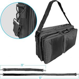 Bolsa de Transporte Acolchada de Muestra Gratuita, Estuche de Transporte Resistente para Controlador de DJ con Correas para el Hombro y Asas de Transporte para Multi-Efectos - Product Image 2