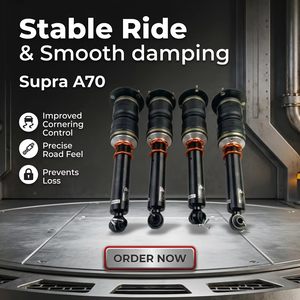 สำหรับ Toyota <span class=keywords><strong>Supra</strong></span> <span class=keywords><strong>A70</strong></span> (1986~1993)/ชุดโช้คอัพแบบถุงลม + สปริงลม / ชุดระบบกันสะเทือนแบบลม / ระบบลม / โช้คอัพ / AIRMEXT - Product Image 6