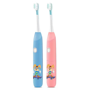 Brosse à dents électrique intelligente Sonic pour adultes et enfants, la moins chère, avec 2 têtes de brosse, design mignon, étanche - Product Image 1