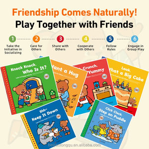 <span class=keywords><strong>Libro</strong></span> Illustrato Pop-up 3D per Bambini 'Sunshine' di Hairun, Orsetto che Fa Amicizia, Stampa Personalizzata per Età 2-6 Anni - Product Image 6