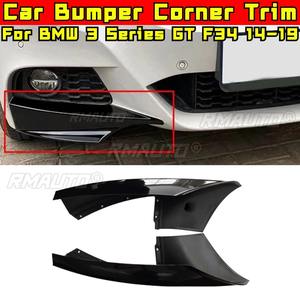 Kit de carrocería con difusor y alerón para parachoques delantero de coche, para BMW Serie 3 GT F34 2014-2019, protector de parachoques, moldura de esquina, estilo MP - Product Image 2