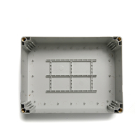 Boîtier de jonction électrique étanche IP65 en plastique ABS anti-éclatement pour instruments électroniques, boîtier à vis en plastique AG, certifié CE