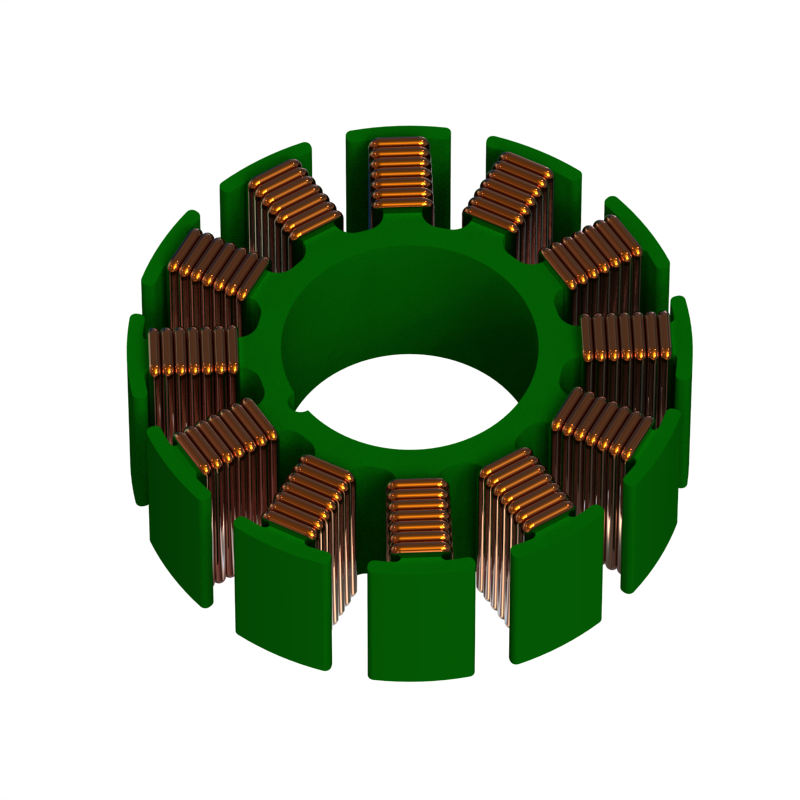 Purple color stator