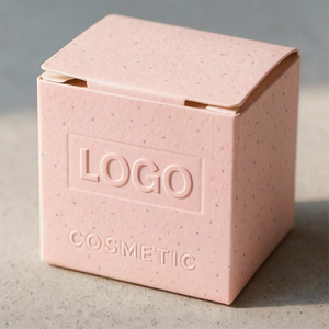 Boîte d'emballage de crème pour les yeux en carton rigide de haute qualité, écologique, personnalisée, avec texture gaufrée, laminage mat, doublure en éponge - Product Image 4