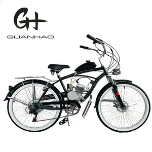 26 "Stalen 50cc Motor Moto Gas Beach Cruiser Fiets