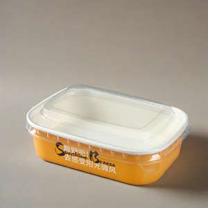 Tazones Desechables Ecológicos de Papel Kraft de 500-1000 ml, Biodegradables de Grado Alimenticio para Sopa, Ensalada, Pasta y Bocadillos - Product Image 1