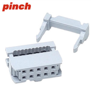 Conector FFC FPC FC-10P, paso de 2,54 mm, conector IDC de 10 posiciones, terminal de crimpado gris - Product Image 2