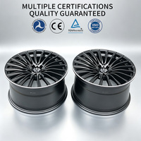 Jantes de remplacement Flowtone Wheels 19 pouces, face usinée, multi-rayons, 5x112 PCD, CB66.6, ET 45, jantes en alliage pour Benz AMG Maybach