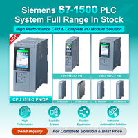6ES7513-1AM03-0AB0 Siemens, Controlador PLC Nuevo y Original, SIMATIC S7-1500 CPU 1513-1 PN, Unidad Central de Procesamiento