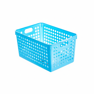 Cesto portaoggetti profondo blu Inomata - Product Image 1