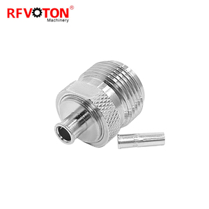 Conector Coaxial RF Hembra N Tipo Jack para Soldar, para Cable RG141 RG402, Convertidor Coax en Stock (RF) - Product Image 2