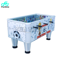 Prix direct usine Divertissement intérieur Sport Football Table de football à jetons Machine de jeu d'arcade de football en verre