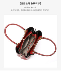 Bolso Tote de Cuero Genuino de Alta Calidad en Oferta, Bolso de Mano de Lujo para Mujer, Bolsos de Mano al por Mayor - Product Image 3
