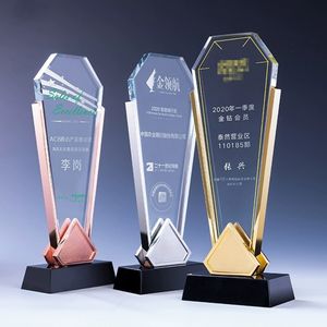 هدايا تذكارية جوائز الذهب الفضة معدن النحاس الكأس مخصصة الكريستال الكأس الإبداعية محفورة الكأس - Product Image 2