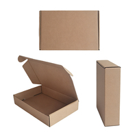 Emballage en gros Carton ondulé Carton postal Conception personnalisée Boîtes d'expédition en papier imprimées