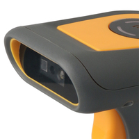 Escáner de código de barras inalámbrico 2D portátil para escaneo industrial DPM y conteo de inventario, escáner de código de barras con base de carga
