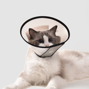 Transparent Elizabethan Collar For Cats And Dogs Size 1 To Extra Large Durable Pet Protector Neck Cover - Product Image 1