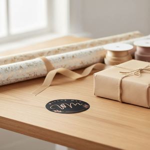 High Quality Coated <b>Waxed</b> Tissue <b>Paper</b> 17gsm Custom Logo Printing Garment Packaging for Clothing Shoes Dress Wrapping Gift - Product Image 3