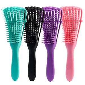 Cepillo de Pelo de Plástico con Ocho Filas y Diseño de Pulpo, con Ventilación <span class=keywords><strong>para</strong></span> Masaje y Desenredado, Personalizable con LOGO, Venta al por Mayor de Fábrica <span class=keywords><strong>para</strong></span> Mujeres - Product Image 2