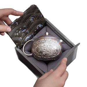 Высококачественный китайский стиль, Национальный прилив, серебряный кунг-фу, чай для здоровья, керамический чайник, 1-2 л, подарок на церемонию открытия, День учителя - Product Image 5